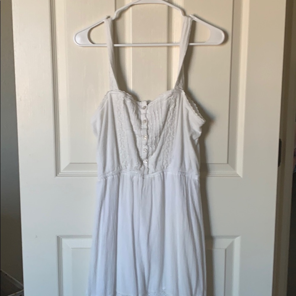 White peasant dress